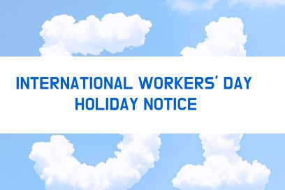Avviso di festività del 1° maggio per la Festa del Lavoro